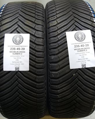 2 GOMME 235 45 20 MICHELIN A74144
