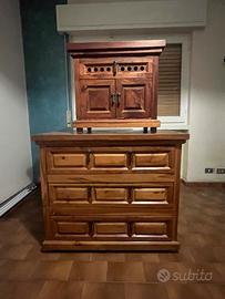 Comò più comodino vintage