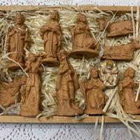 Statuine artigianali presepe in terracotta