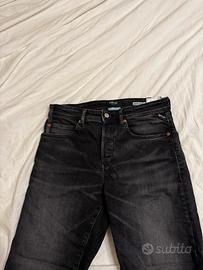 Bermuda Denim Replay Uomo-Nero(Nuovo)