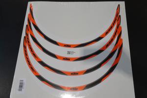 SET DI ADESIVI PER ANELLO DEL CERCHIO KTM