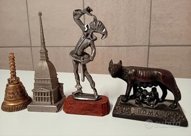 VECCHI SOUVENIR RICORDO DI CITTÀ ITALIANE VINTAGE 