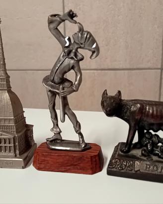 VECCHI SOUVENIR RICORDO DI CITTÀ ITALIANE VINTAGE 