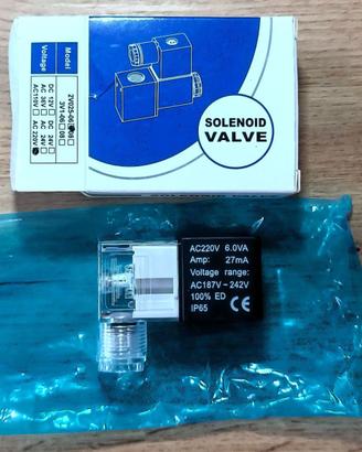Solenoide Elettrovalvola co2 acquario bianco
