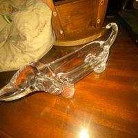 bassotto in criatallo anni 70