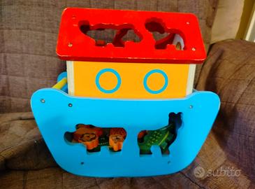 Gioco in legno Arca di Noè 