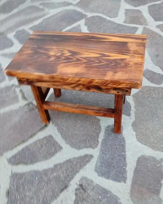 sgabelli no legno massiccio