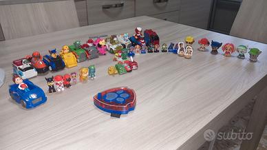 Kit PAW PATROL: Quartier Generale + Mezzi +Varie