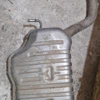 silenziatore scarico originale audi/wv