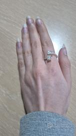 Anello diamante 2.09ct HRD E/F VVS Oro 14kt