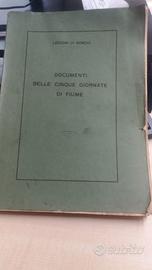 Documenti delle cinque giornate di Fiume
