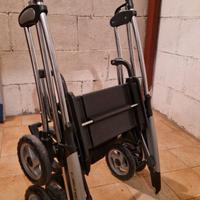 Navicella+telaio Peg Perego Caravel 22 nera/grigia