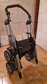 Navicella+telaio Peg Perego Caravel 22 nera/grigia