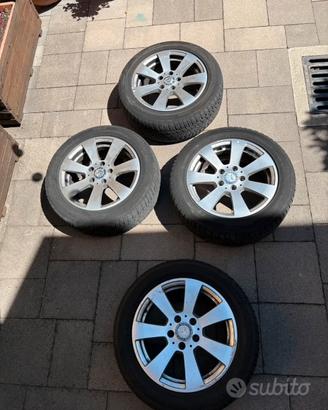 4 cerchi e gomme Mercedes 16”