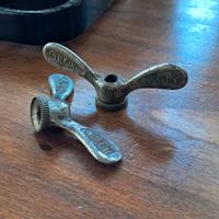 dadi a galletto, farfalla per mozzo bici epoca