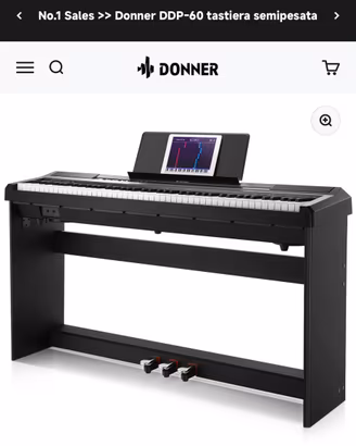 Pianoforte digitale Donner DEP-10 88 tasti