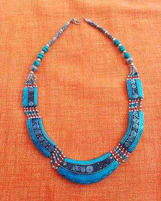 Collana vintage nepalese anni 70