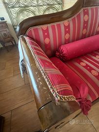 Divano antico in stile impero/ Luigi Filippo