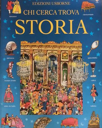Libro Chi cercatrova Storia.  Edizioni Usborne