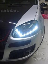 Fari anteriori drl vw golf 5 led dayline