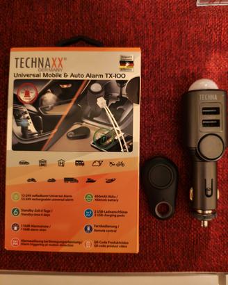 Antifurto auto più ricarica usb 