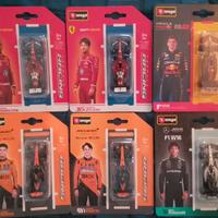 6 modellini formula 1 Burago 
