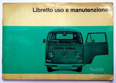Manuale Uso Manutenzione VW Transporter Bulli T2
