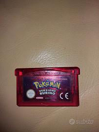 Gioco per gameboy Pokemon versione rubino