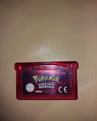 Gioco per gameboy Pokemon versione rubino