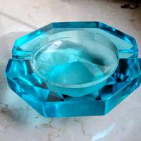 Raro posacenere vintage in vetro di Murano