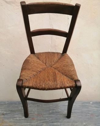 Sedia Impagliata