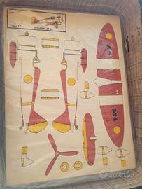 Aerei aereo in legno da collezione 