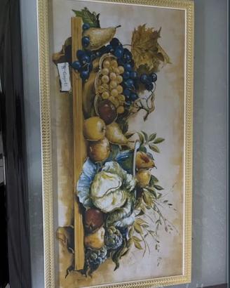 Quadro frutta firmato cajati