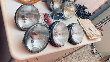 Coppie fari inglesi LUCAS SAE MP 77 epoca