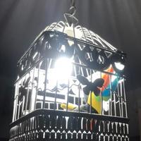 Lampadario Particolare Gabbietta Uccellini