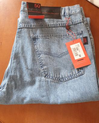 Jeans European Project colore azzurro TG 50