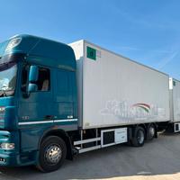 Daf XF 105.460 E5 frigo 8m con sponda Biga Omar