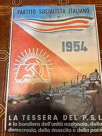Manifesto / Locandina d'epoca Partito Socialista I