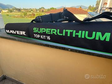 Maver Top Kit 16 Superlithium Fodero porta canne