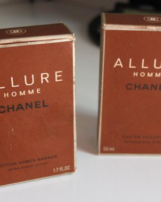 2 confezioni Chanel Allure Homme eau de toilette 