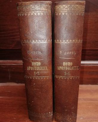 Libri antichi del 1842, 2 vol., Homo Apostolicus