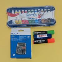 Cancelleria Colori tempera Giotto - evidenziatori