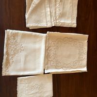 Set per carrozzina classico in lino