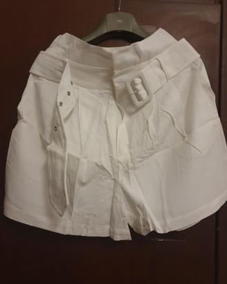 Pantaloncino donna bianco Glamorous