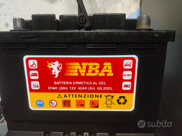 Batteria ermetica al gel