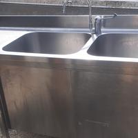 lavandino acciaio inox 