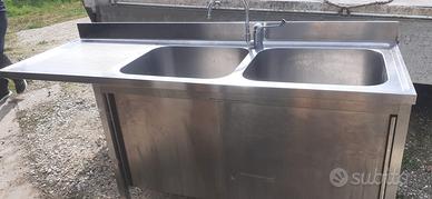 lavandino acciaio inox 