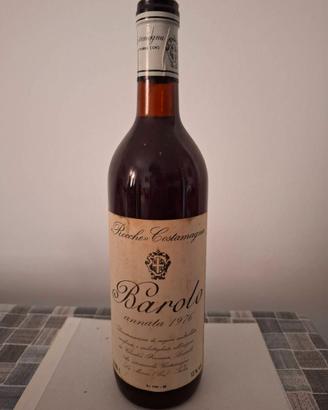 Bottiglia di vino Barolo, anno 1976 