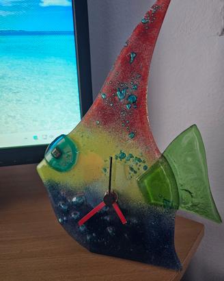 orologio  lavorato a mano a forma di pesce