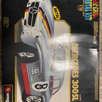 Bburago metal kit mercedes 300 sl 1/18